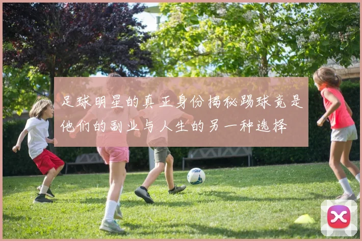 足球明星的真正身份揭秘踢球竟是他们的副业与人生的另一种选择