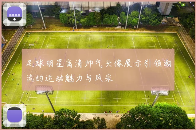 足球明星高清帅气头像展示引领潮流的运动魅力与风采
